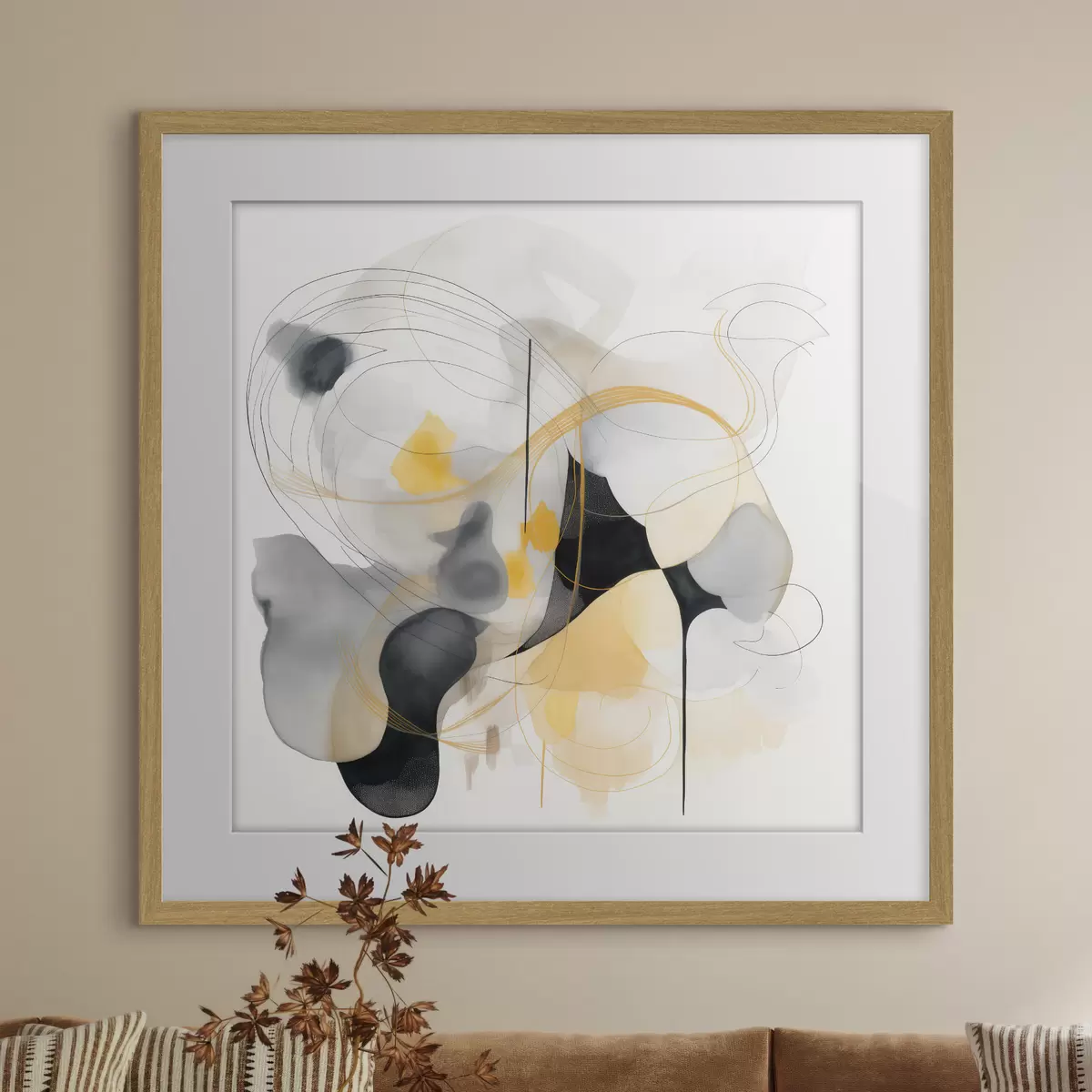 Poster Linien und Melodie f46335