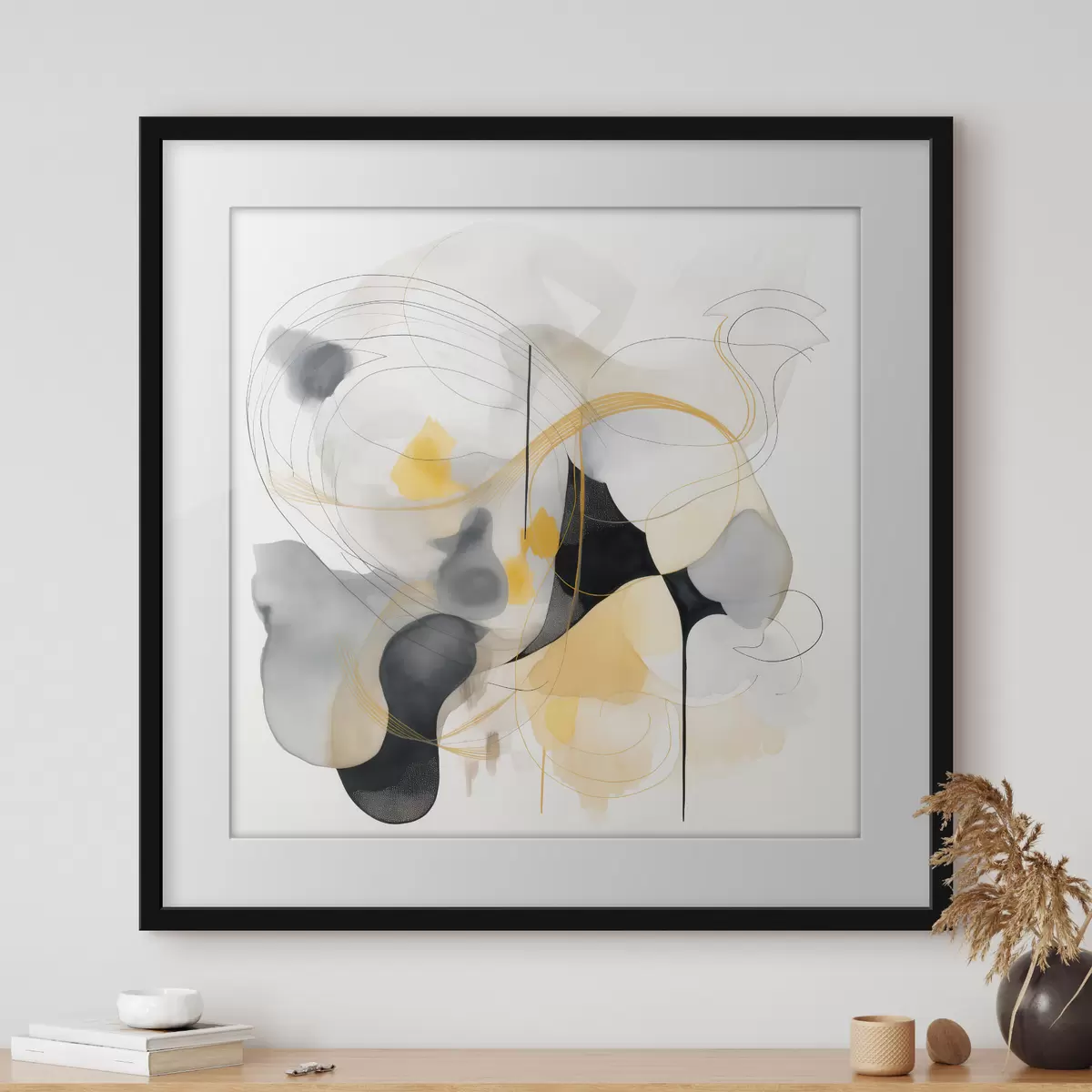 Poster Linien und Melodie f46335