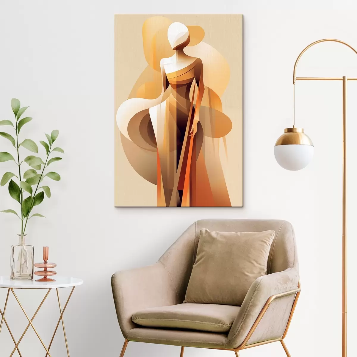 Fototapete Abstrakte Silhouette s46357