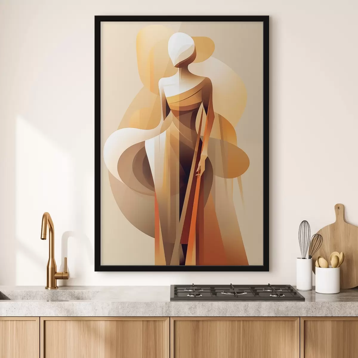 Poster Abstrakte Silhouette f46357