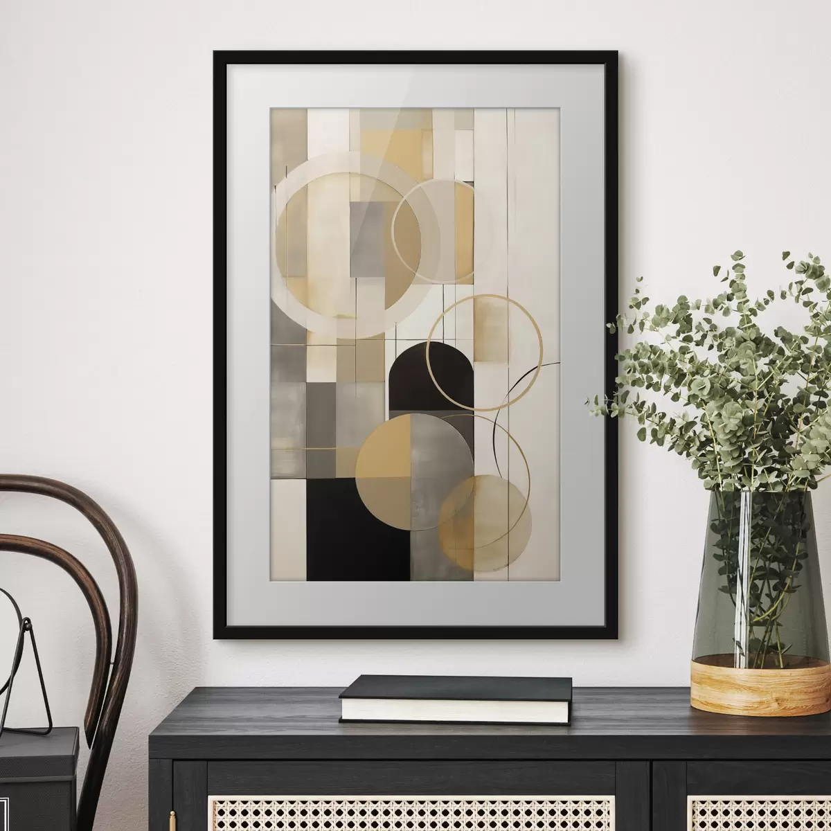 Poster Kreise und Kraft f46359