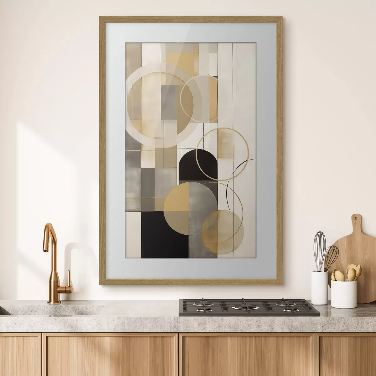 Poster Kreise und Kraft f46359