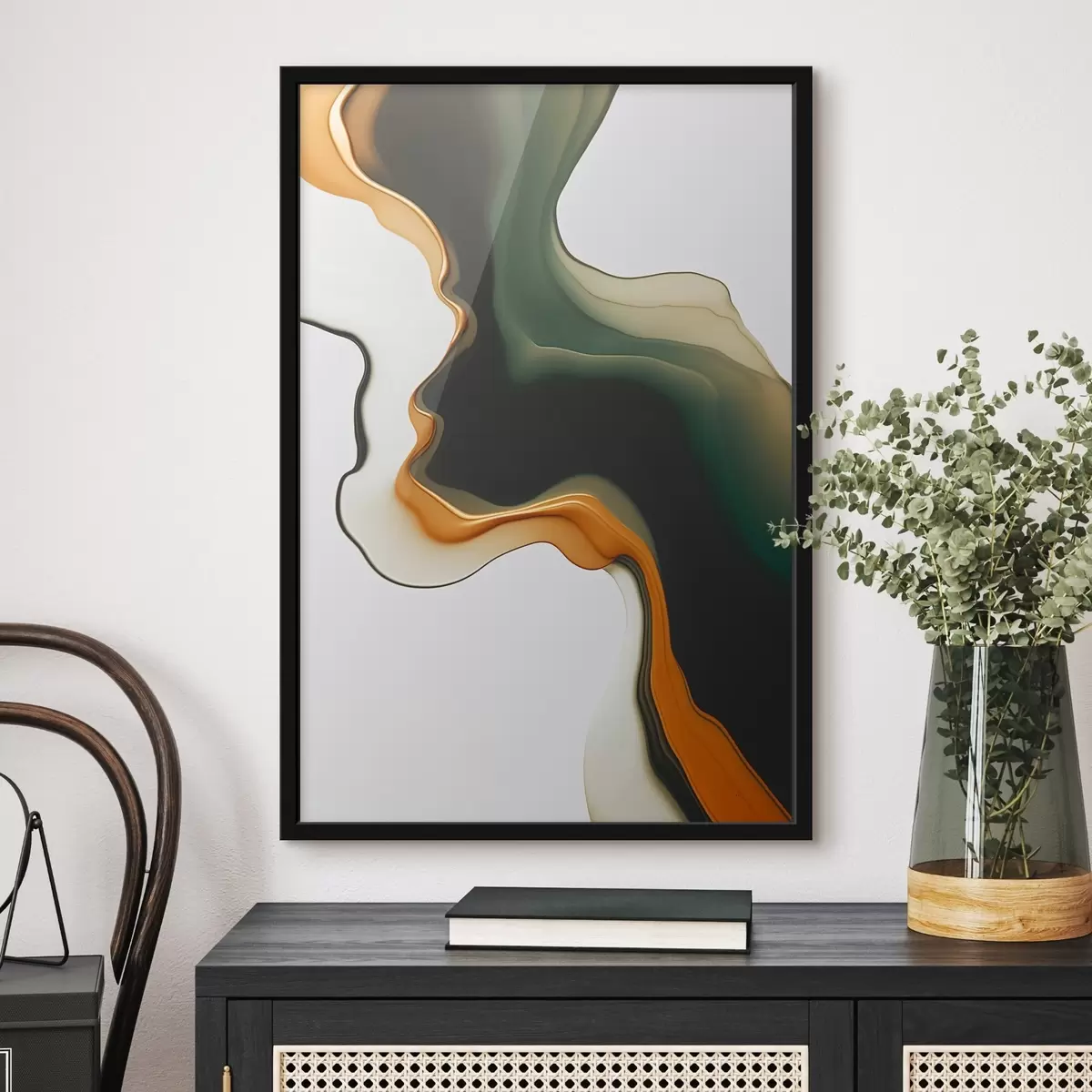 Poster Abstrakte Welle f46449