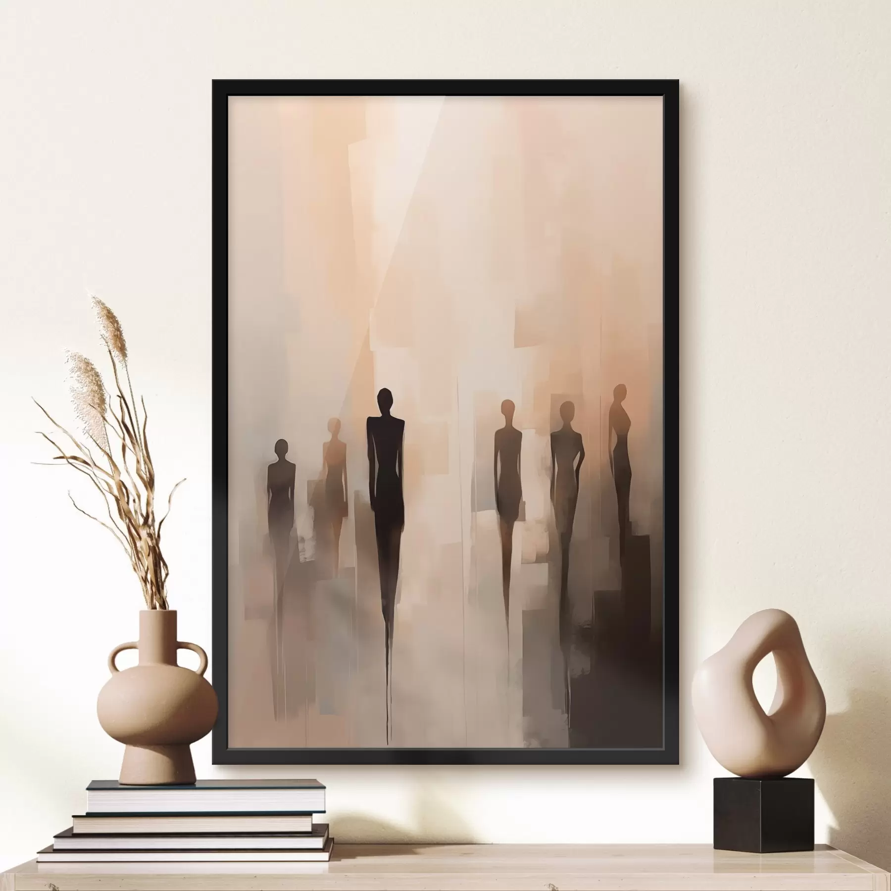 Fototapete Abstrakte Silhouetten f46451