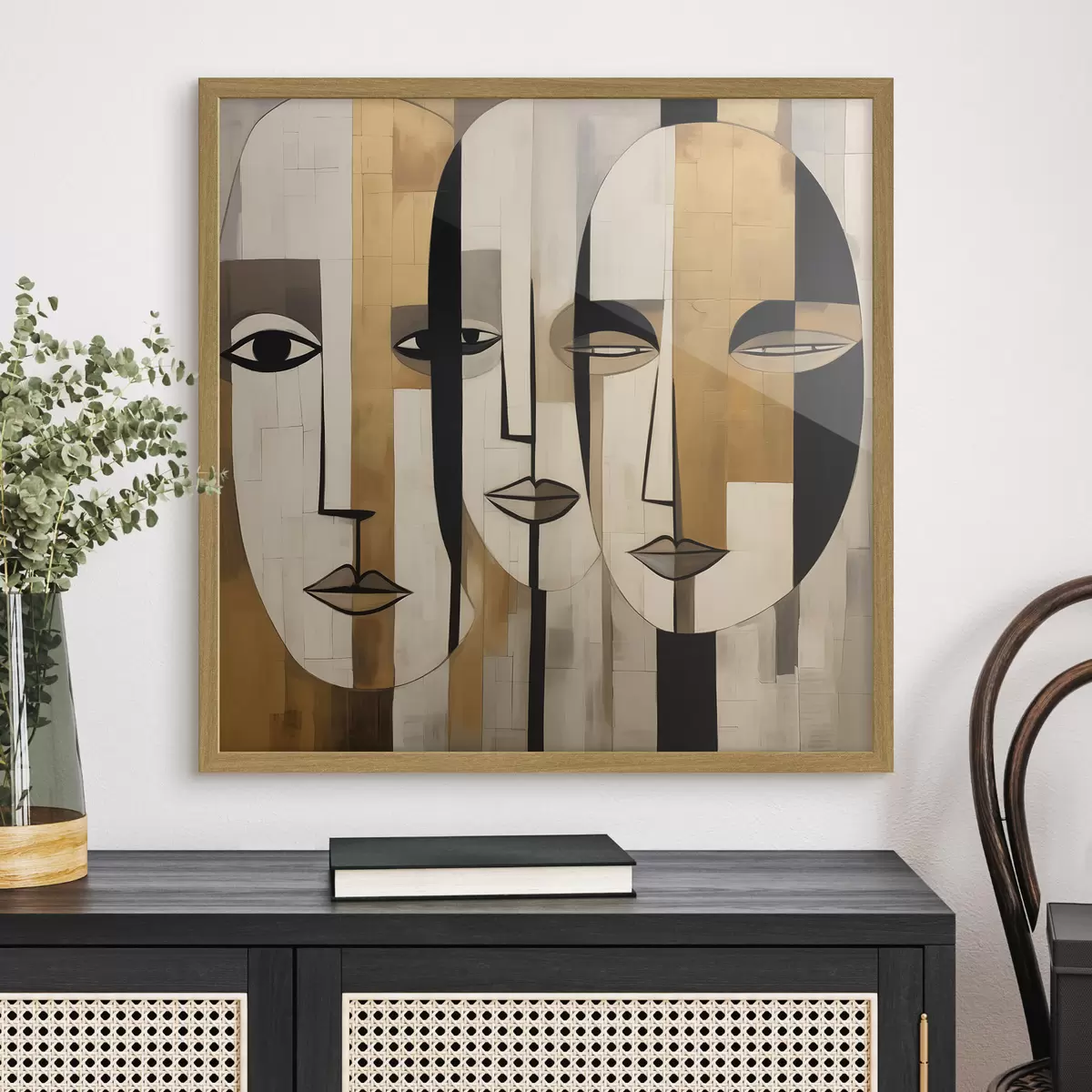 Poster Abstrakte Gesichter f46452