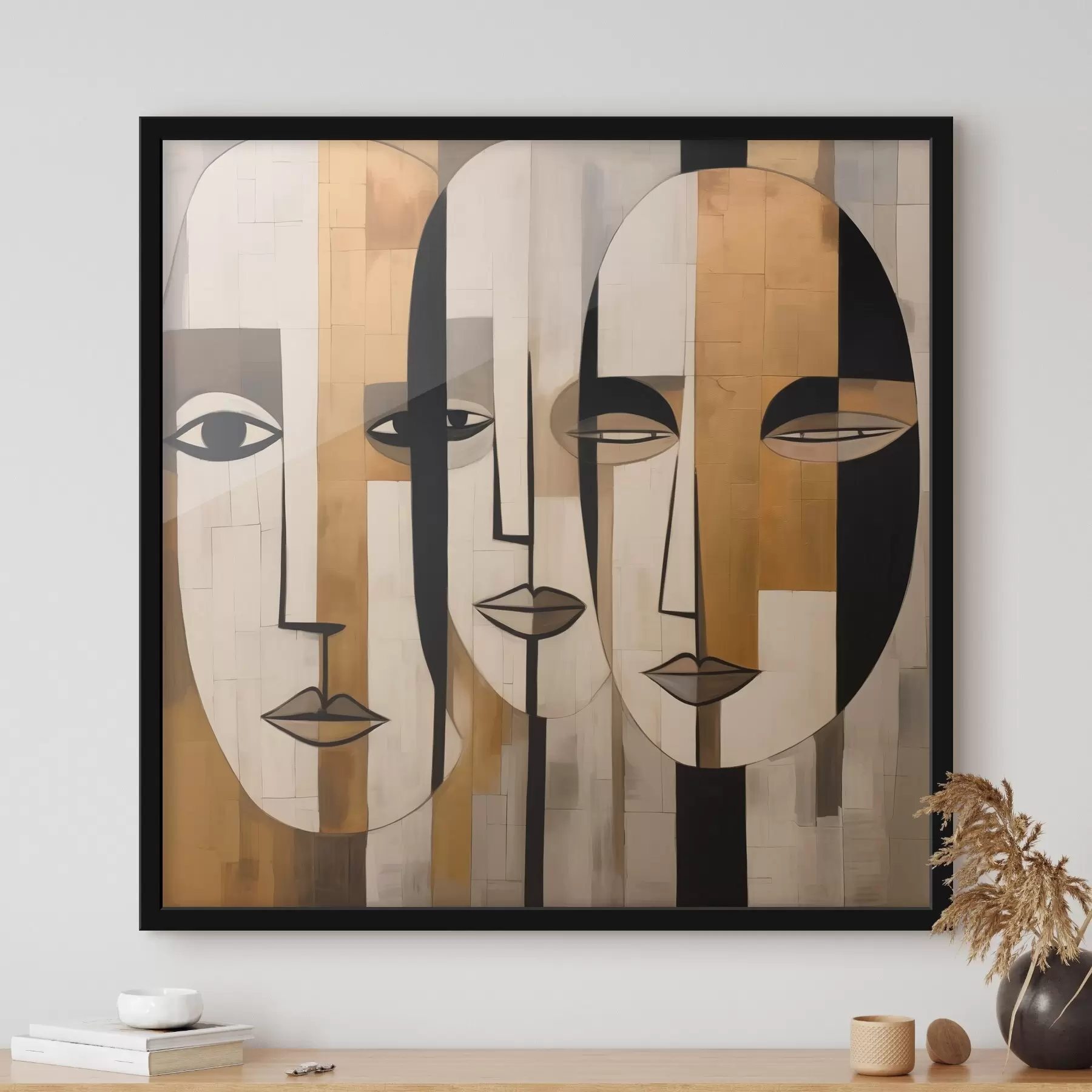 Fototapete Abstrakte Gesichter f46452