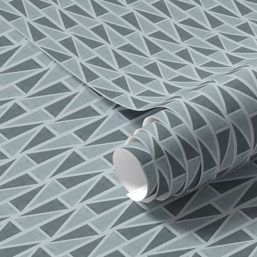 Fototapete Tealfarbenes Glasgitter mit diagonalen Streben a00902