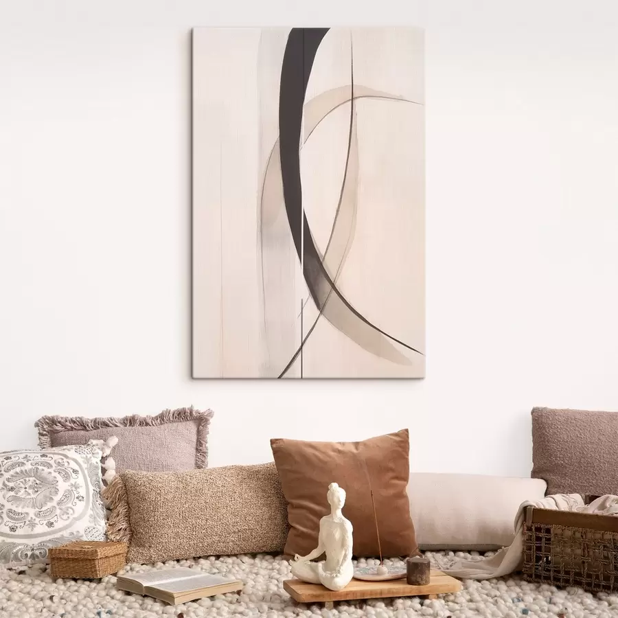 Fototapete Elegante Kalligraphie. Abstraktion s46468