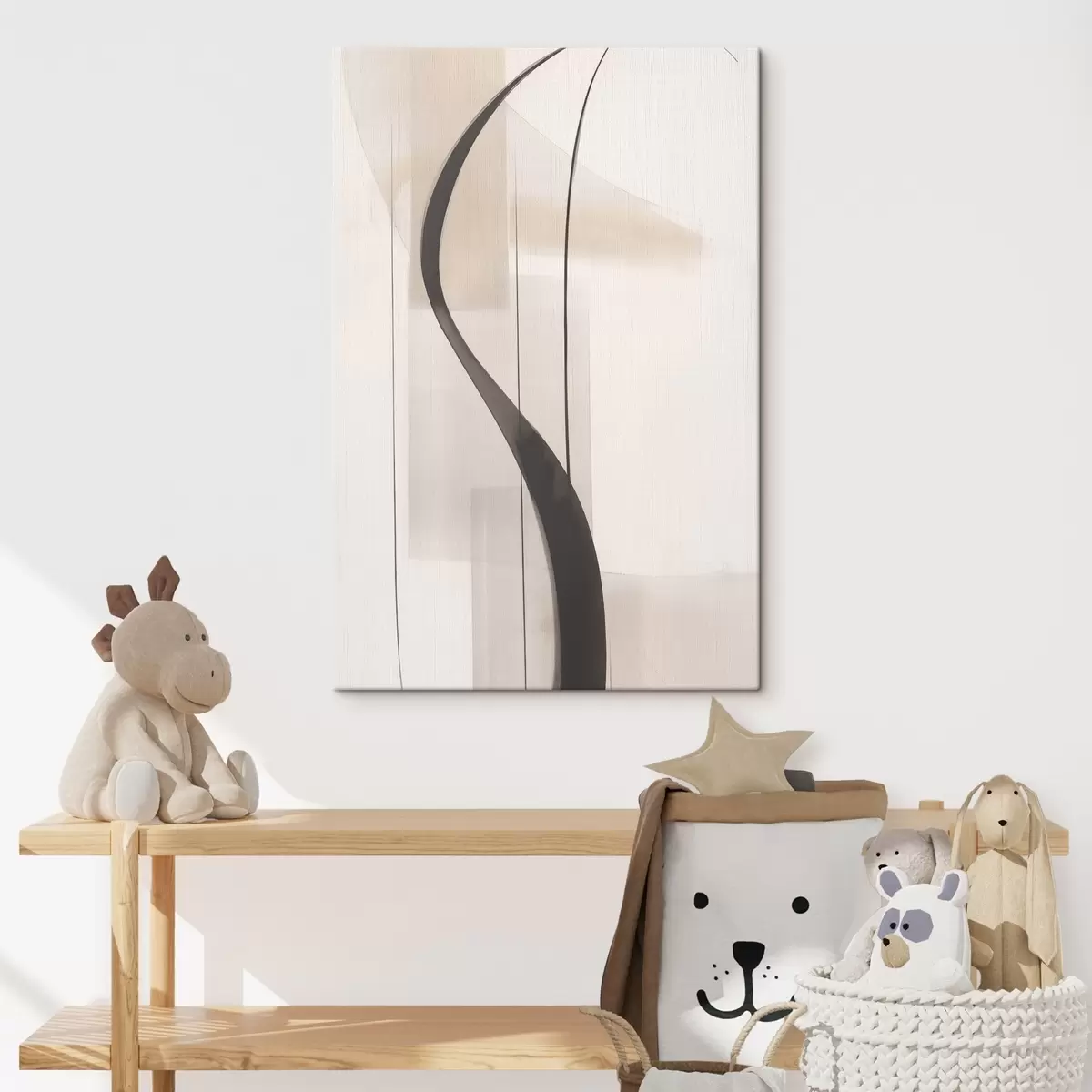 Fototapete Elegante Kalligraphie. Abstraktion s46469