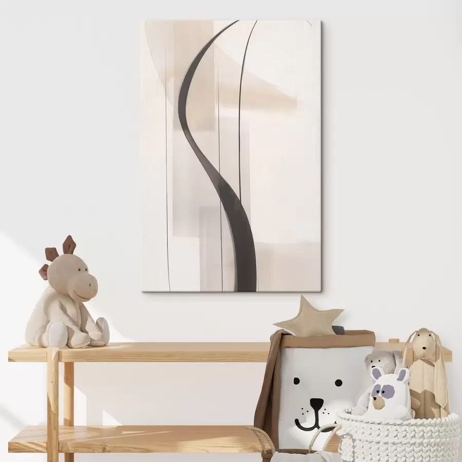 Fototapete Elegante Kalligraphie. Abstraktion s46469