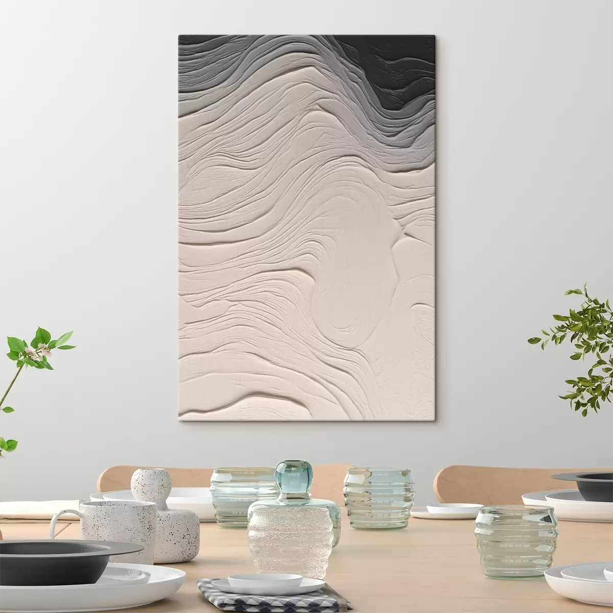 Fototapete Wellig strukturiert s46474