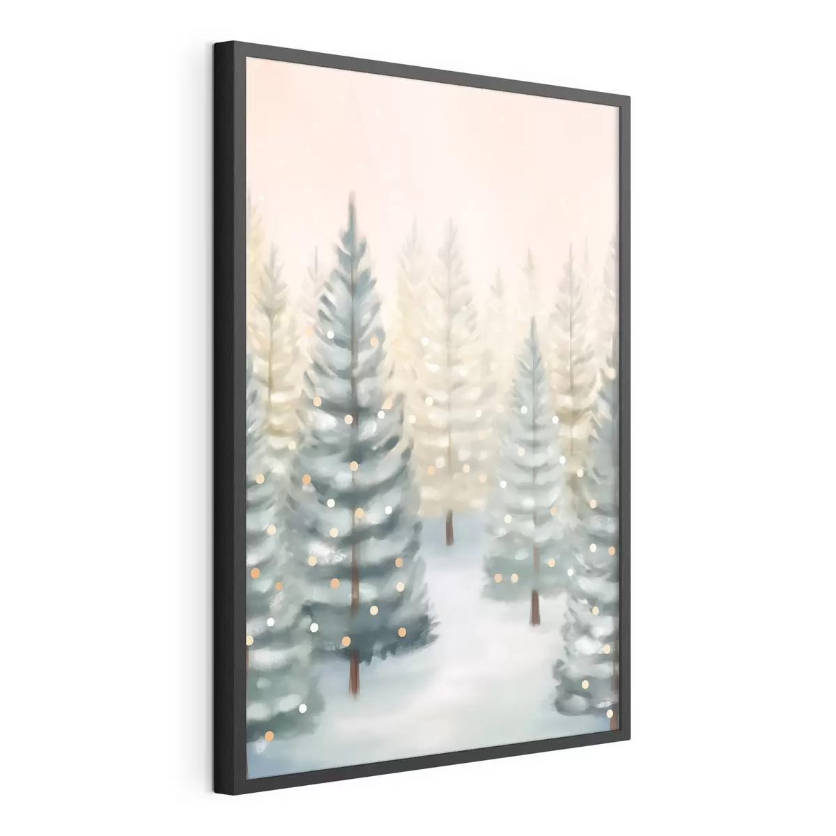 Poster Weihnachtswald f46456