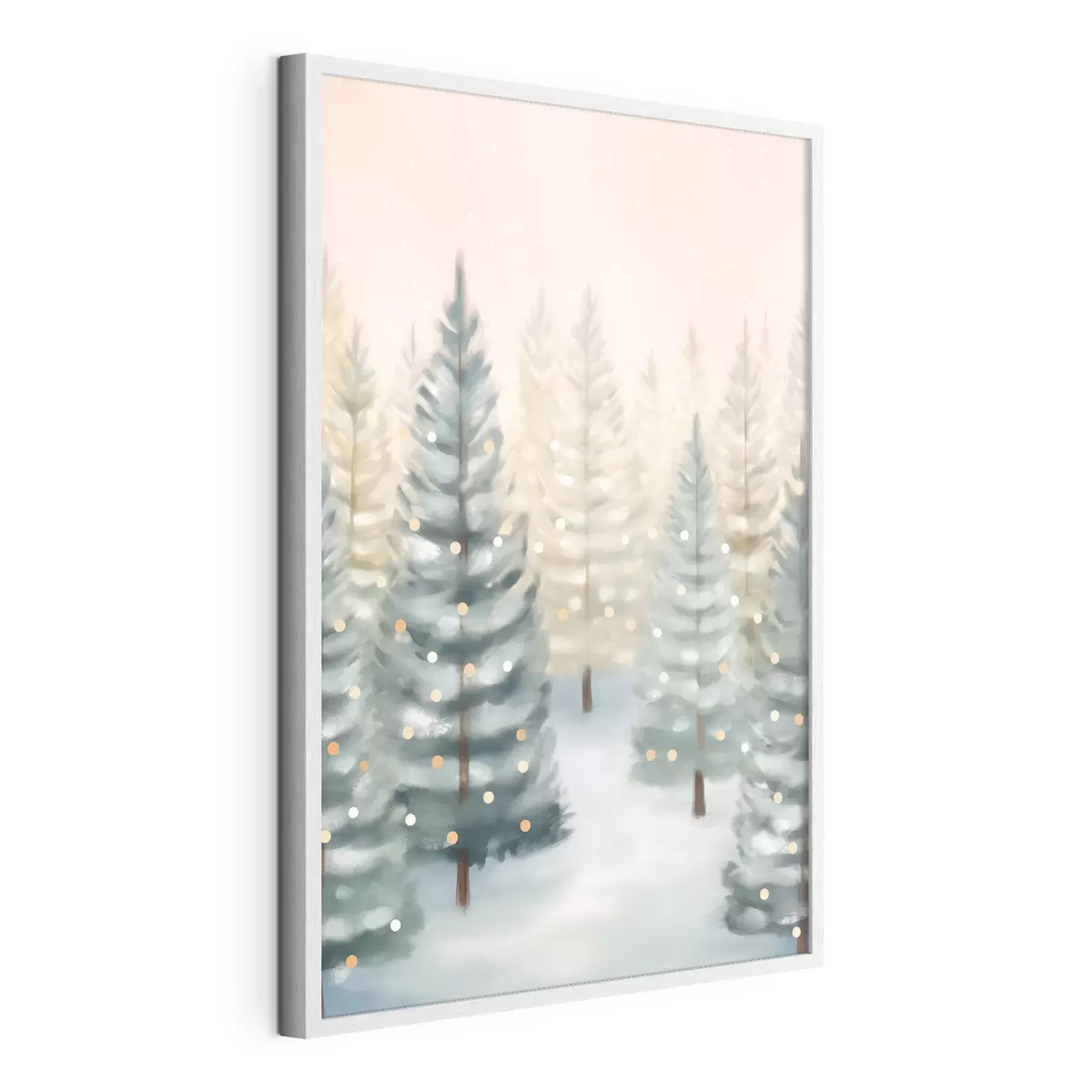 Poster Weihnachtswald f46456