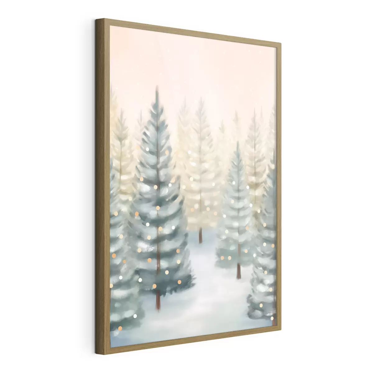 Poster Weihnachtswald f46456
