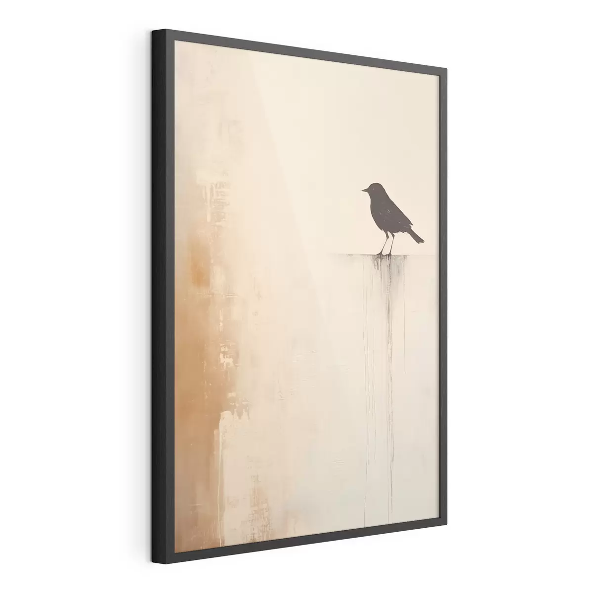 Poster Vogelsilhouette. Abstrakter Minimalismus f46466