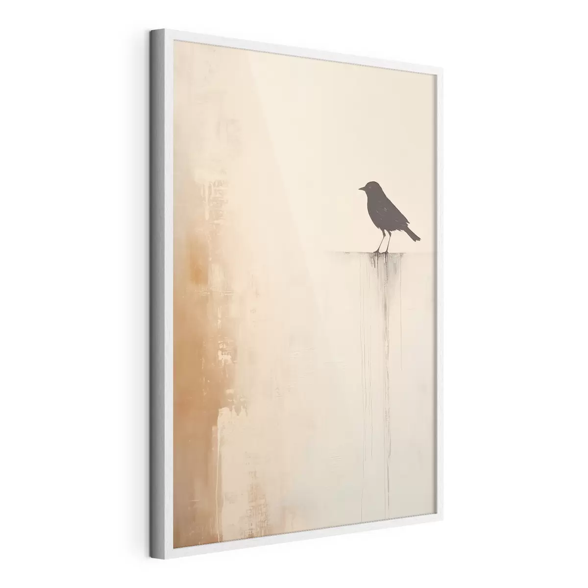 Poster Vogelsilhouette. Abstrakter Minimalismus f46466