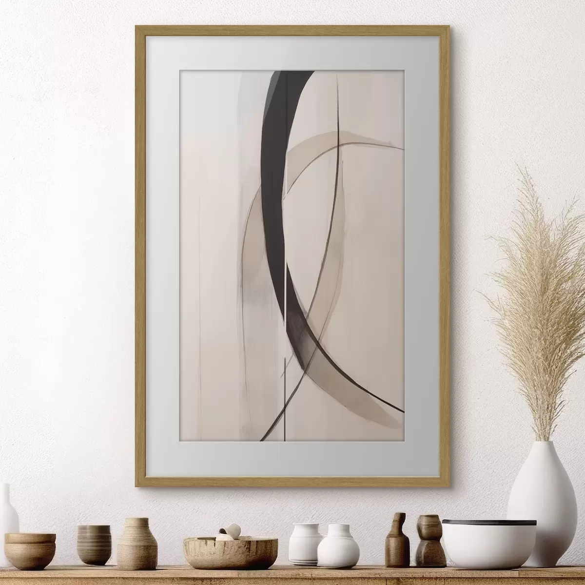 Poster Linien und Anmut f46468