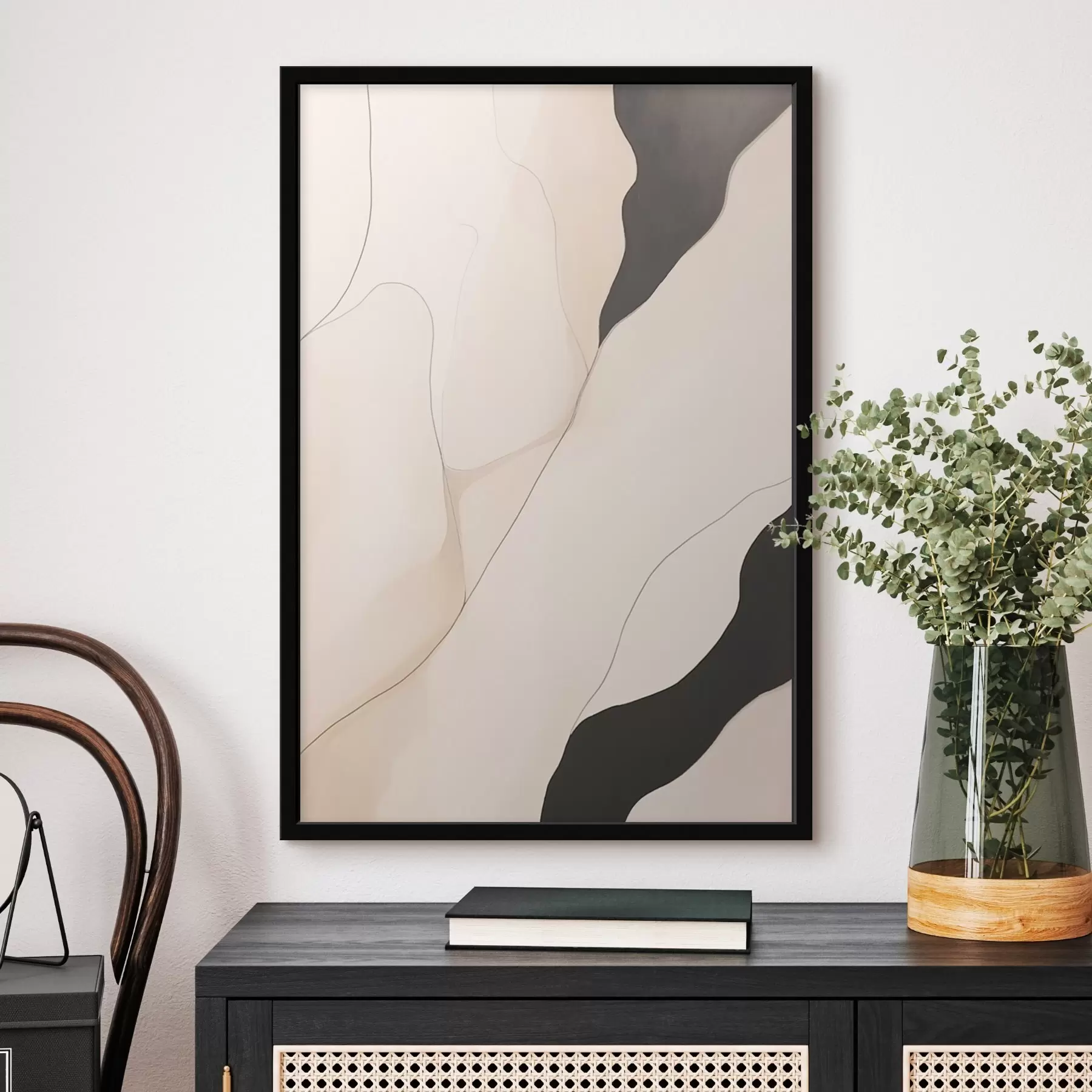 Fototapete Konturabstraktion f46470