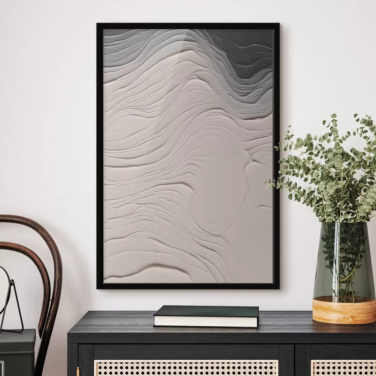 Poster Wellig strukturiert f46474