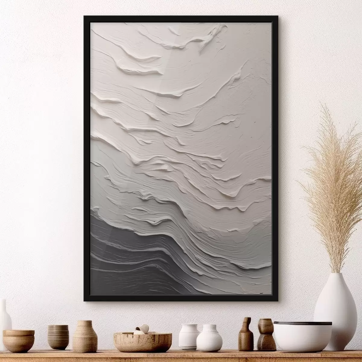 Poster Wellig strukturiert f46475