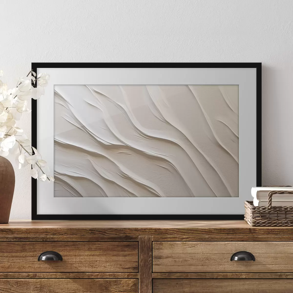 Poster Wellen, Abstraktion f46555