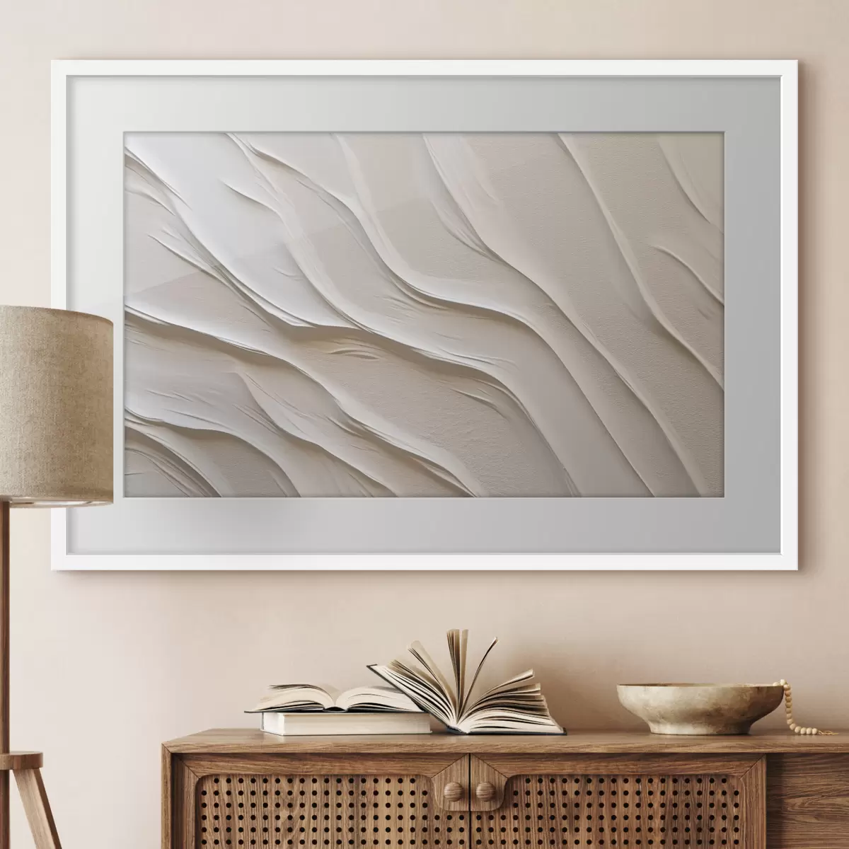 Poster Wellen, Abstraktion f46555