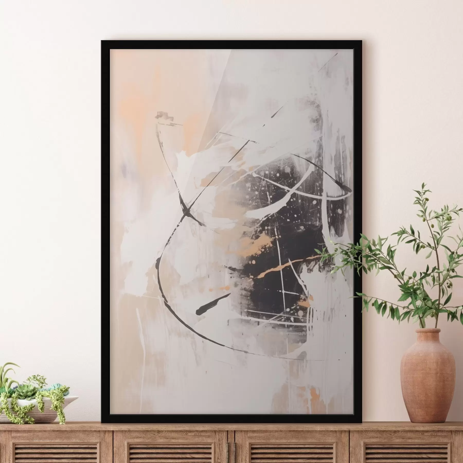 Fototapete Kontrastreicher Expressionismus f46557