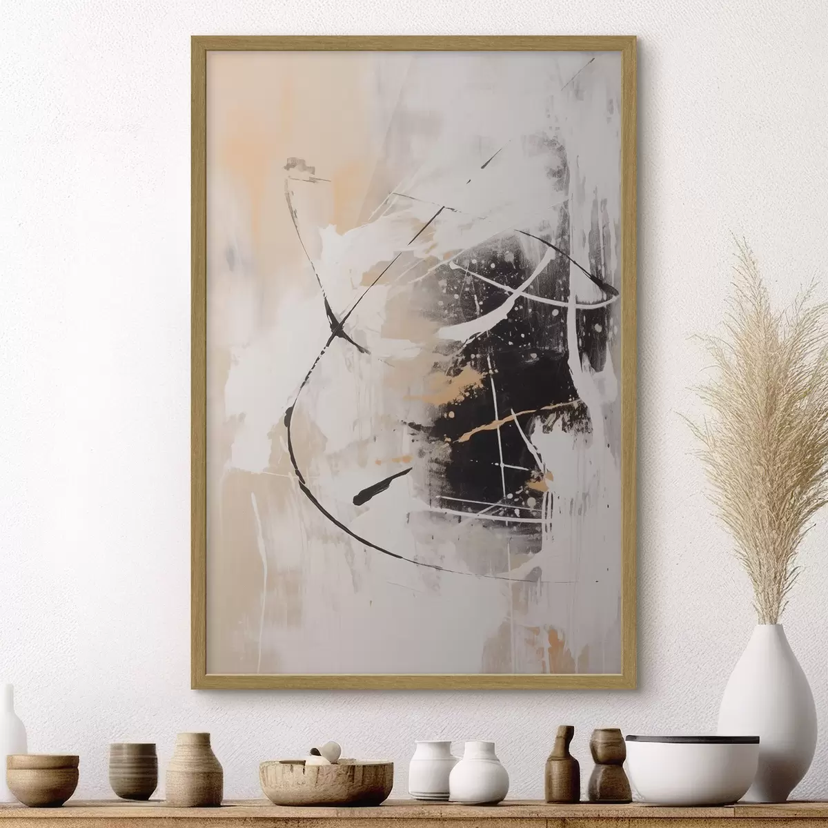 Poster Kontrastreicher Expressionismus f46557