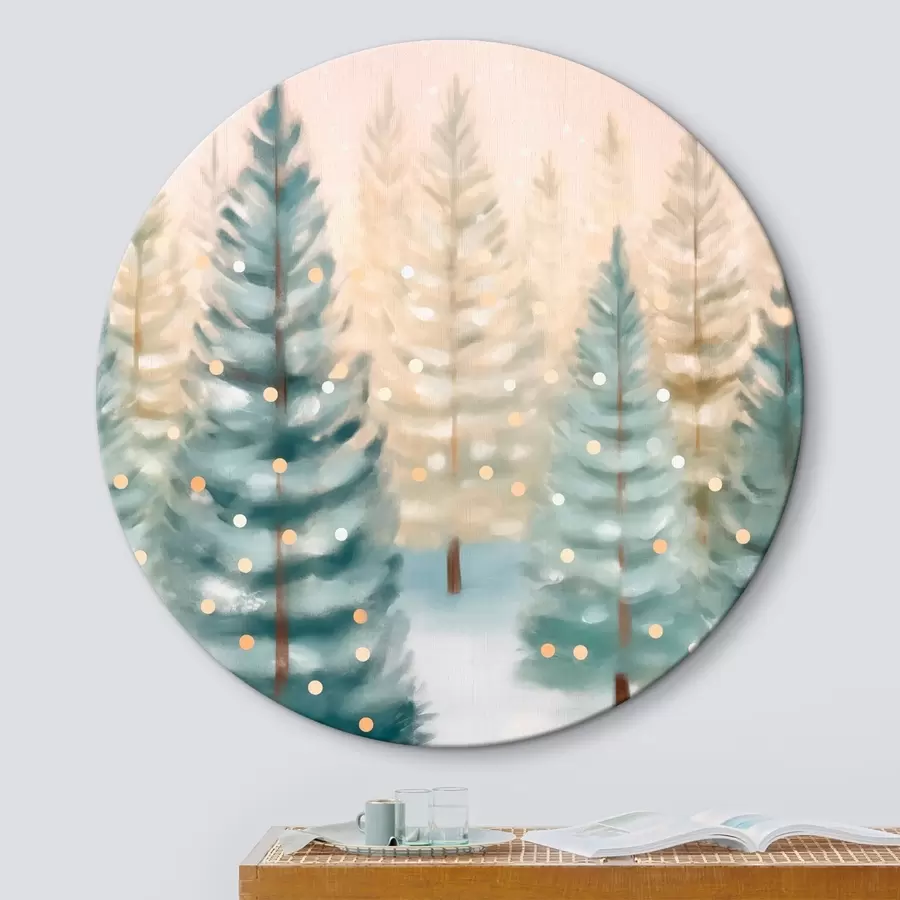 Fototapete Weihnachtswald r46456