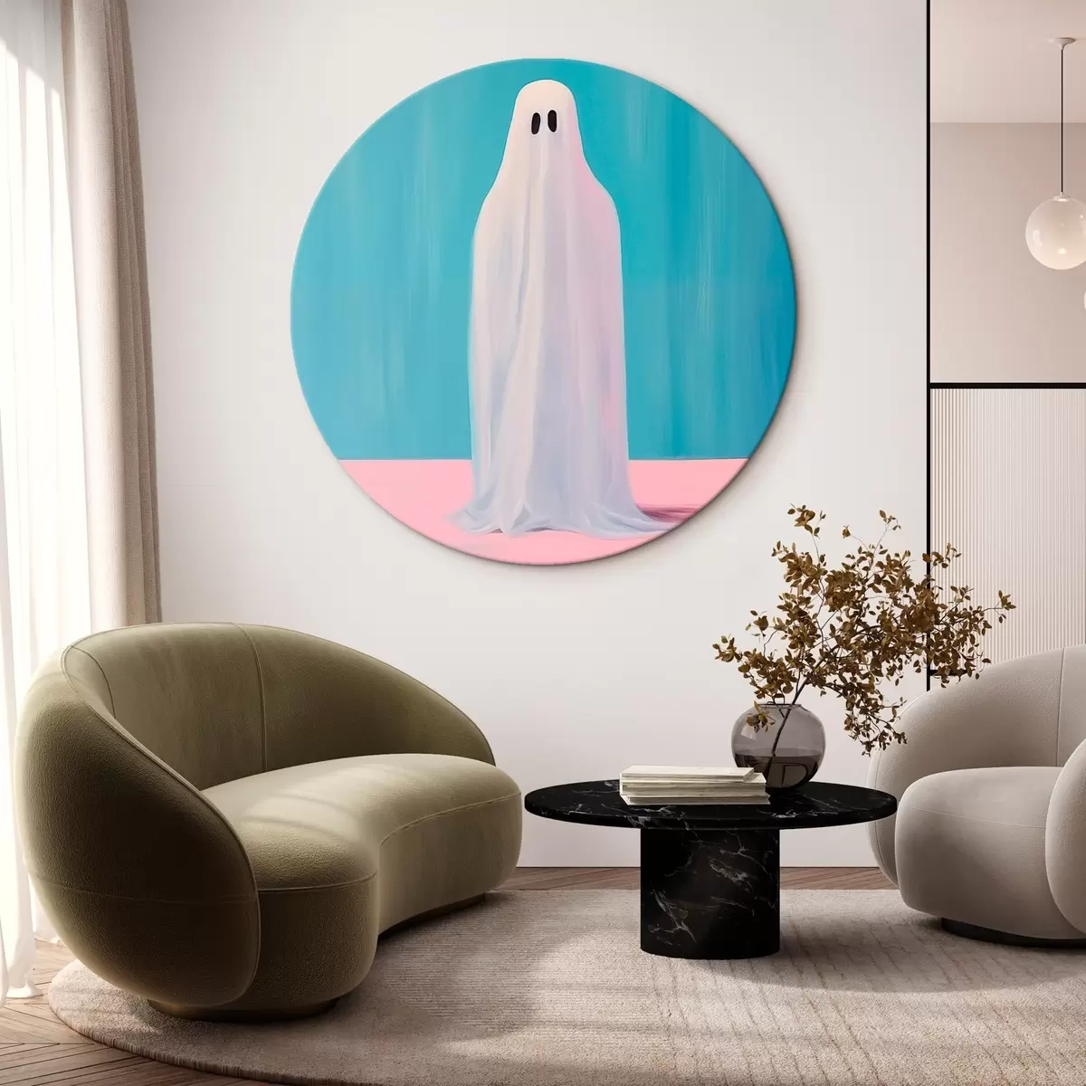 Runde Wandbilder Geist r46479