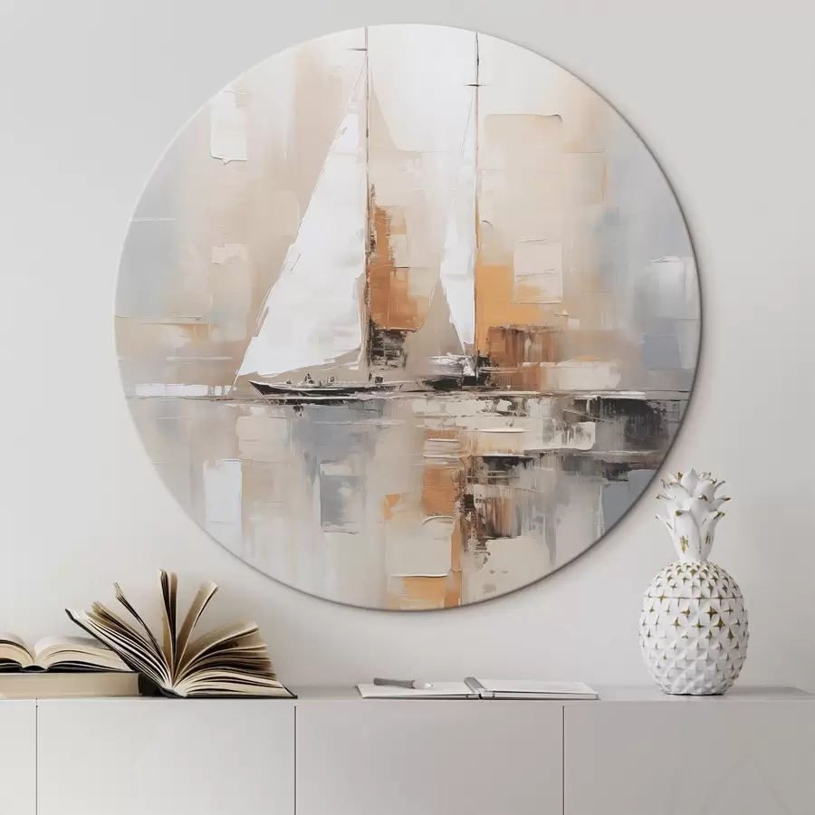 Fototapete Segelboot-Abstraktion r46566