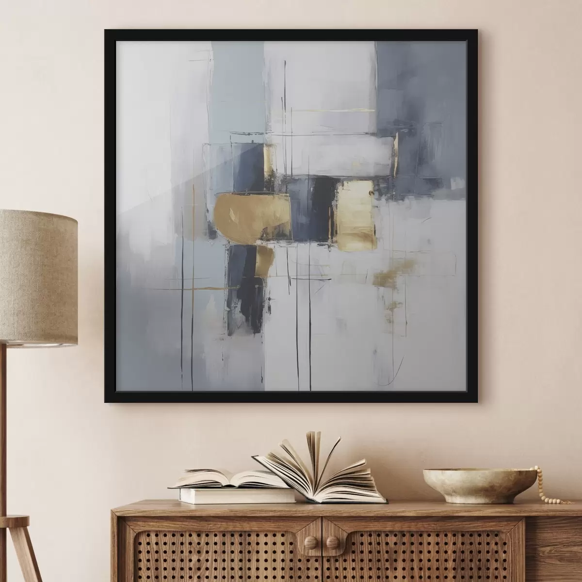 Poster Moderne Abstraktion f46563