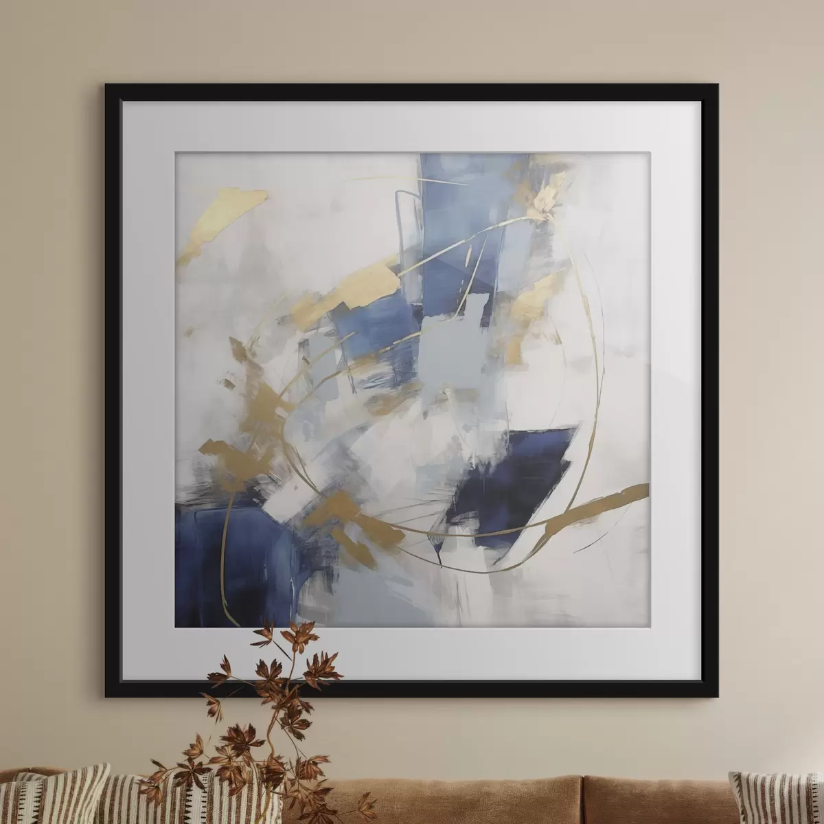 Poster Blaue Kadenz f46564