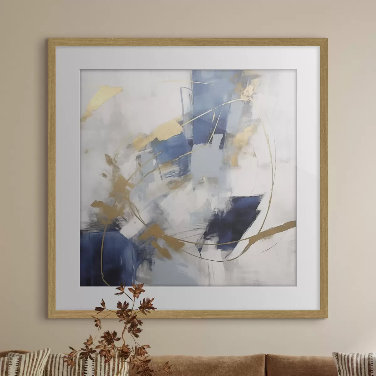 Poster Blaue Kadenz f46564