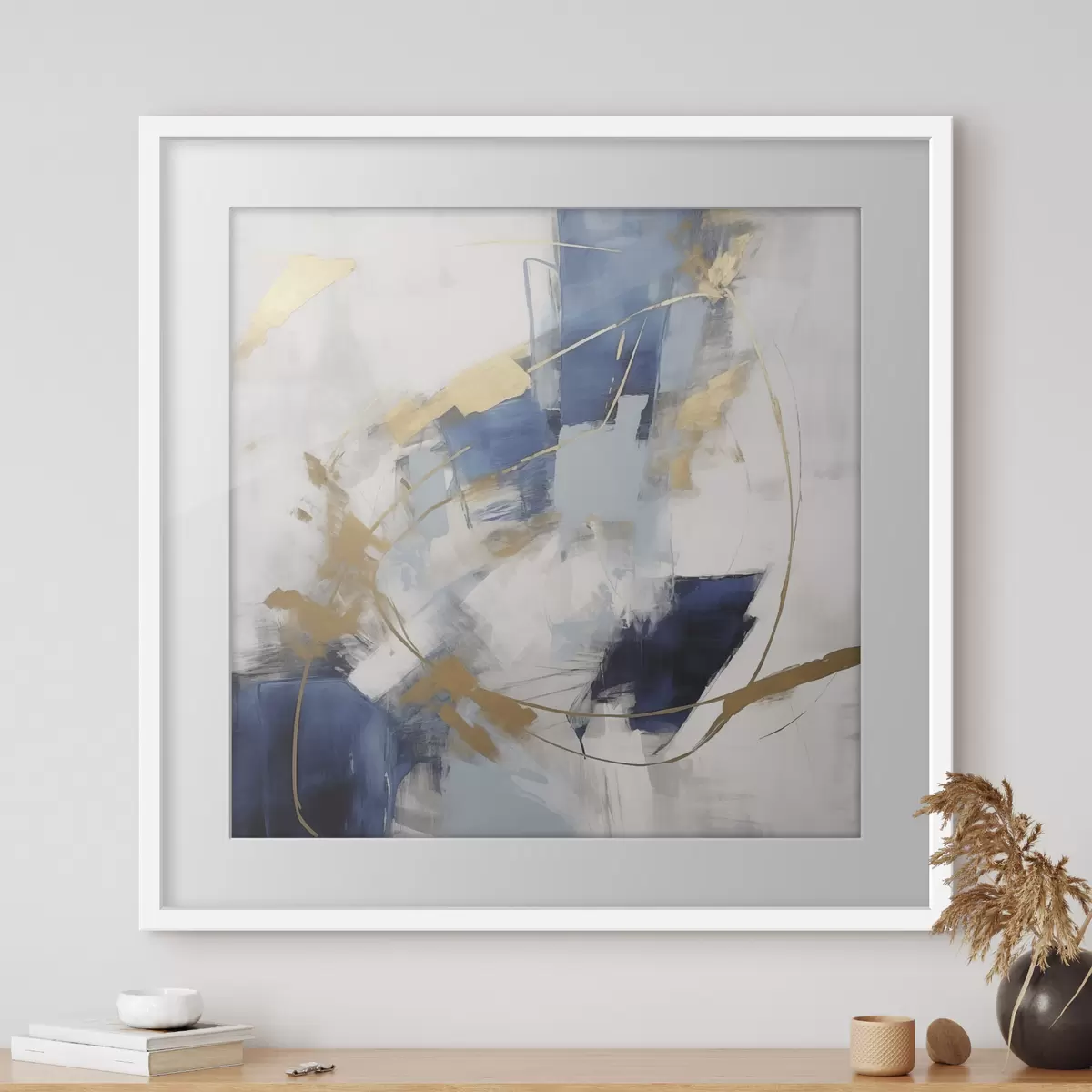 Poster Blaue Kadenz f46564