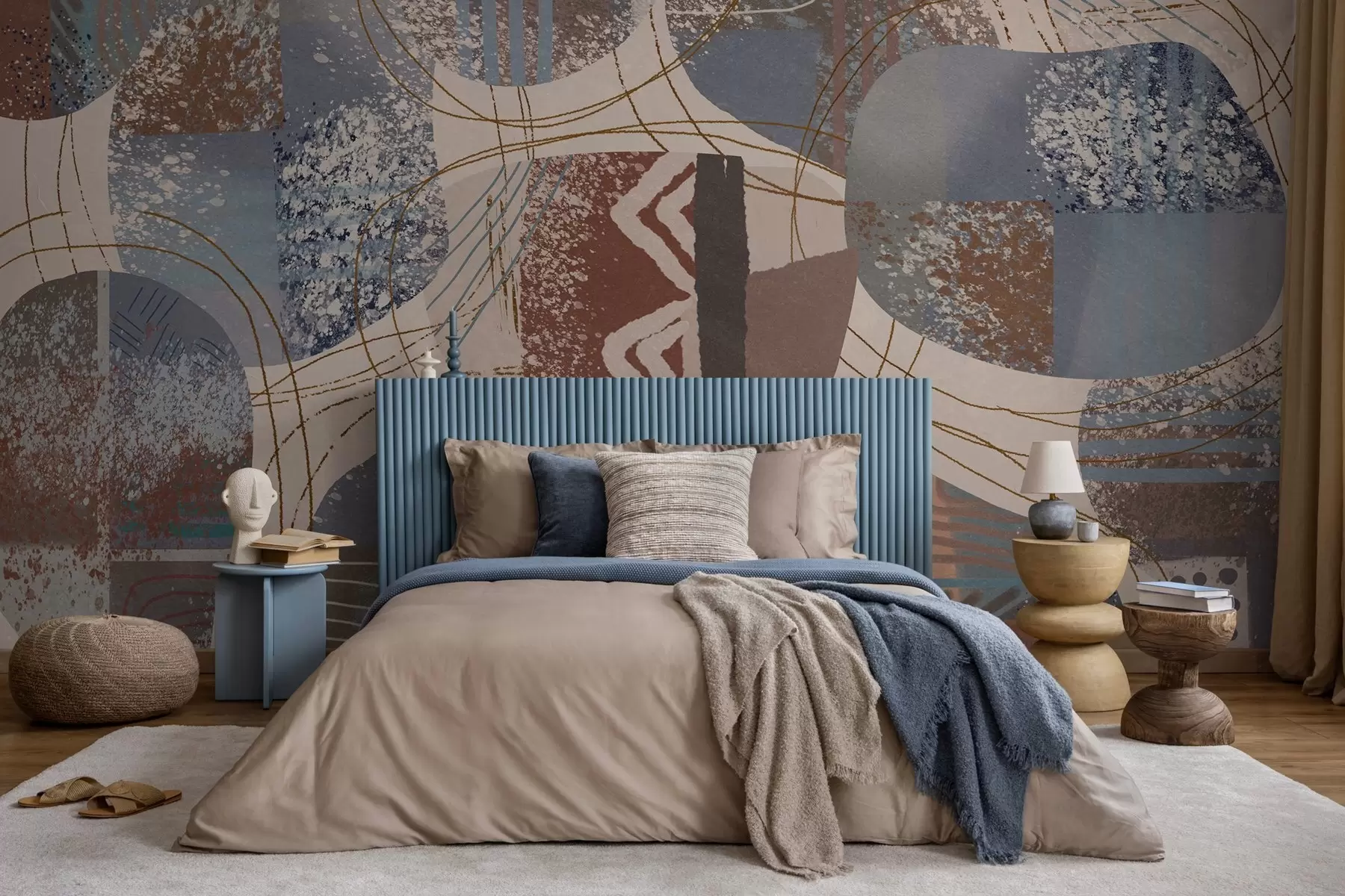 Fototapete zeitgenössische Abstraktion w04871