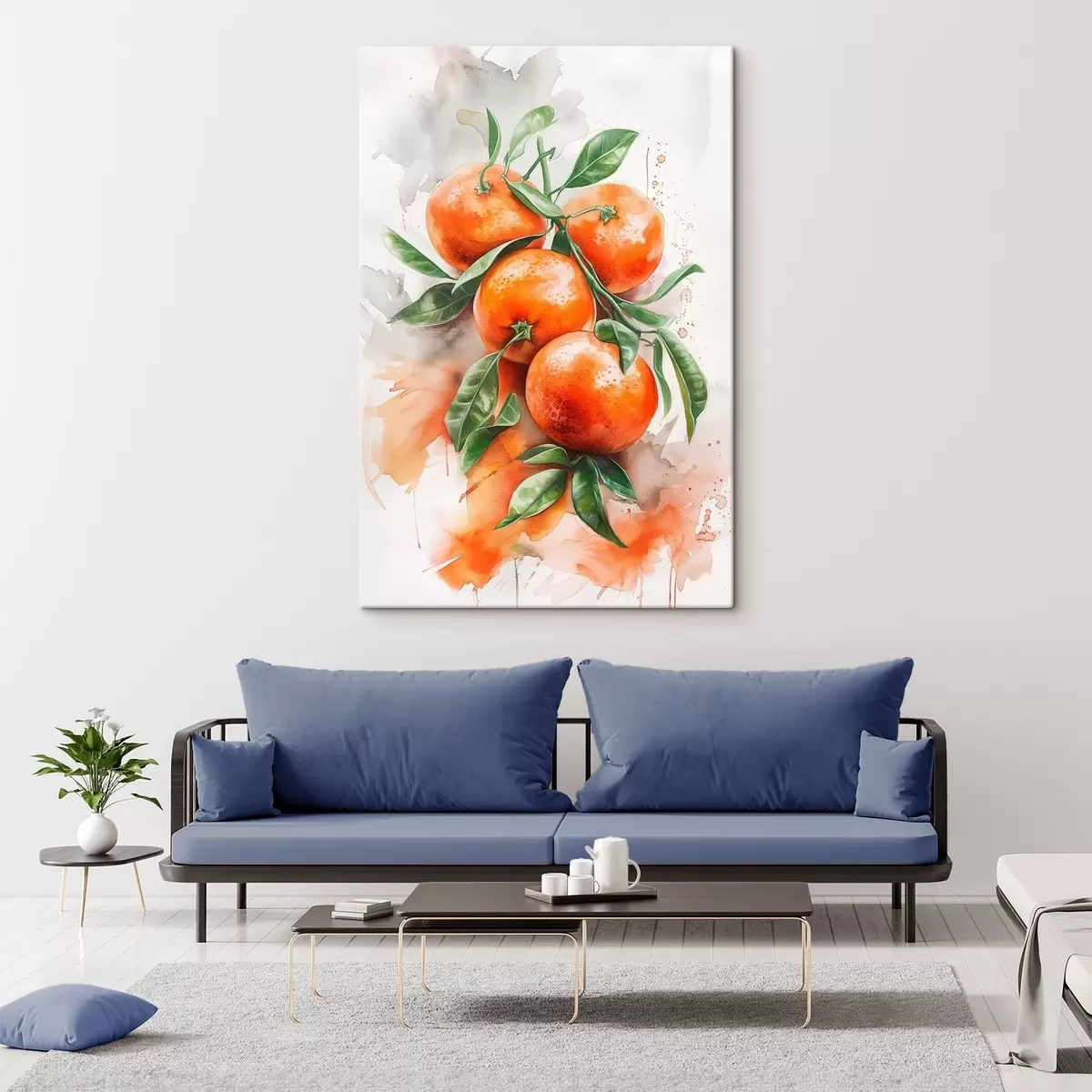 Fototapete Reife Mandarinen s46586