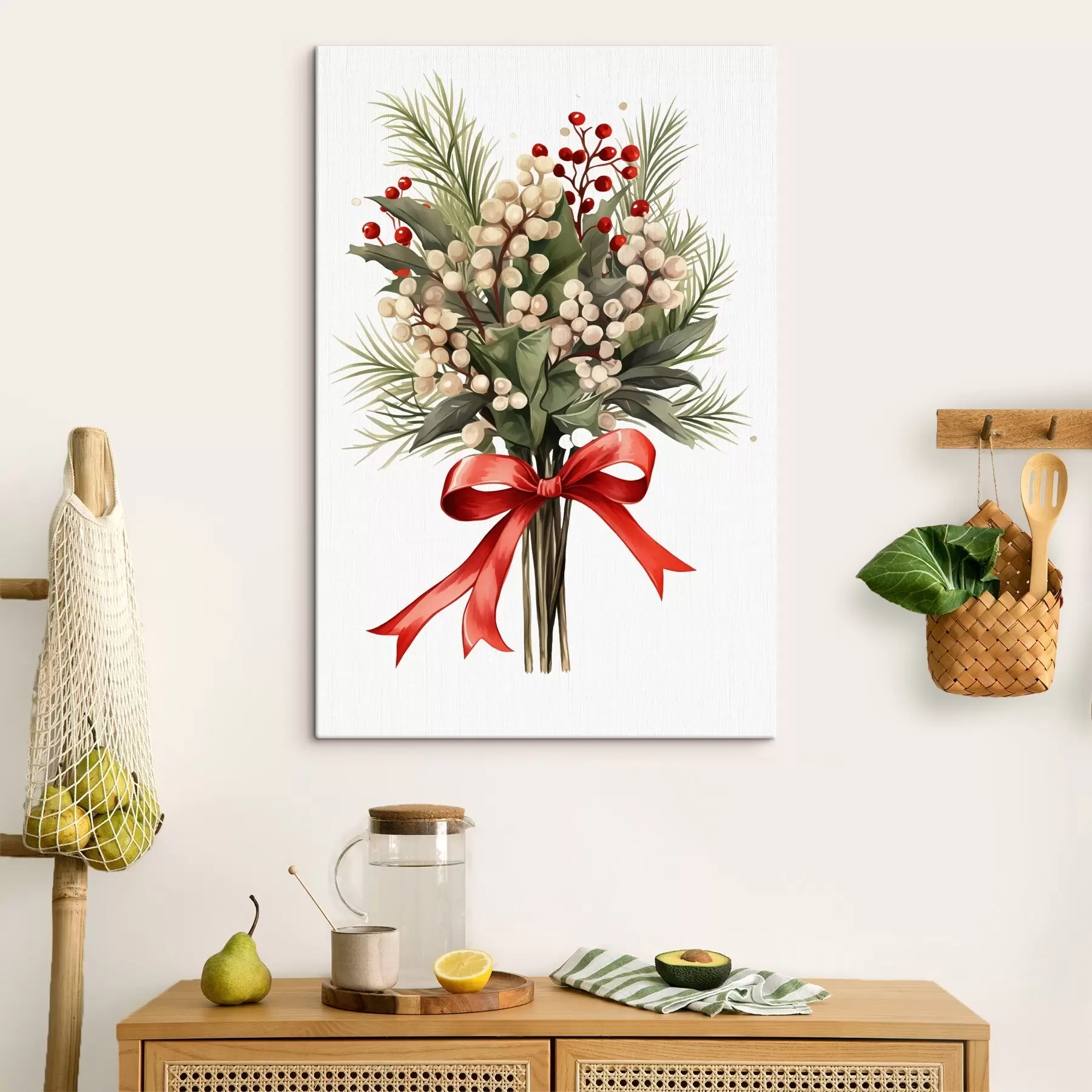 Fototapete Weihnachtsmistel s46596