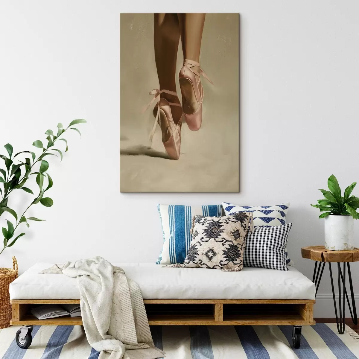 Fototapete Rosa Spitzenschuhe s46597