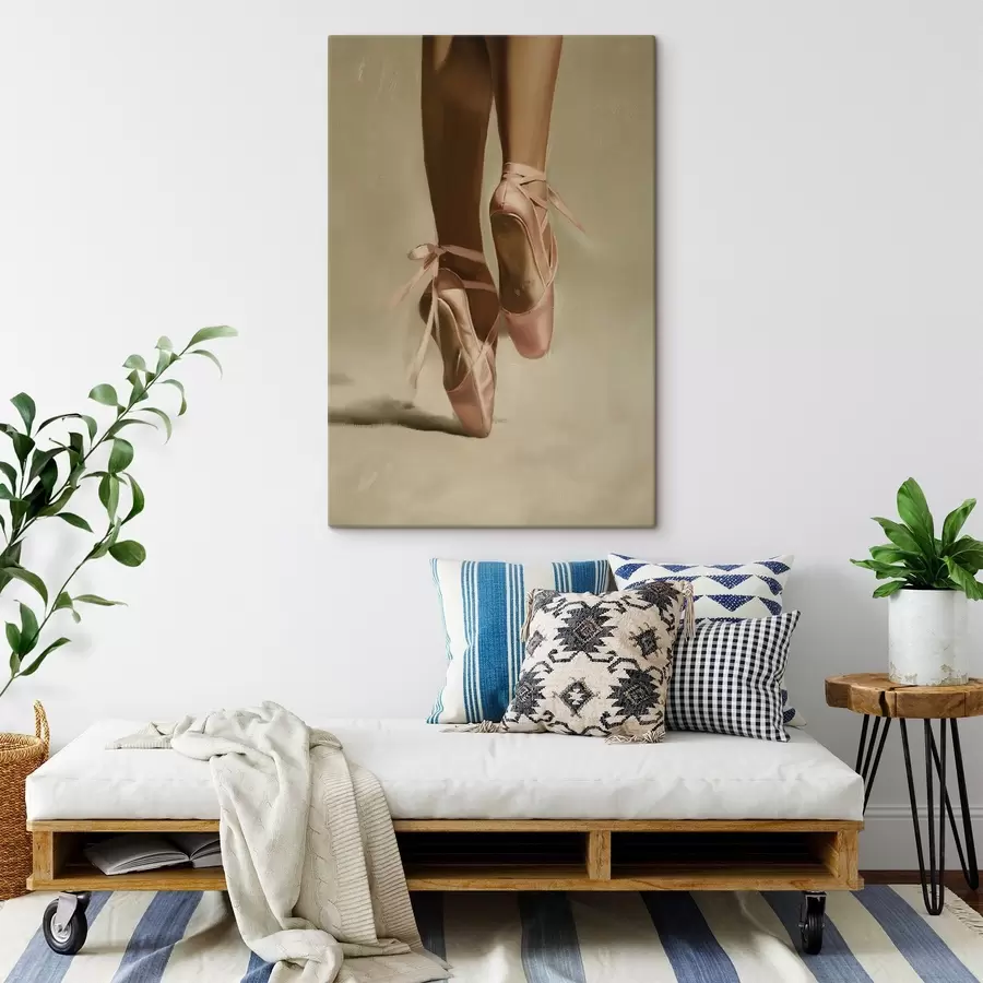 Fototapete Rosa Spitzenschuhe s46597