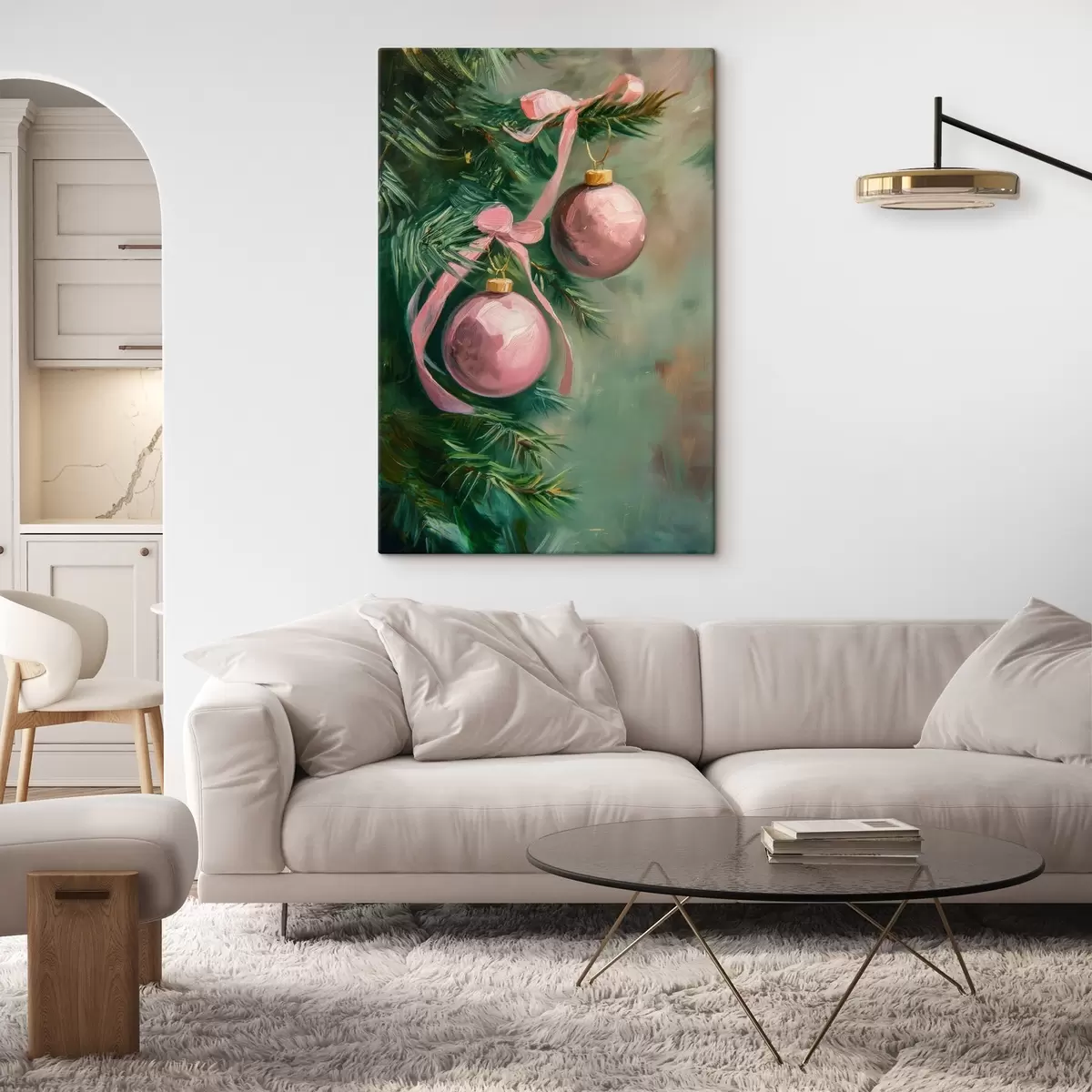 Fototapete Weihnachtsbaumschmuck s46598