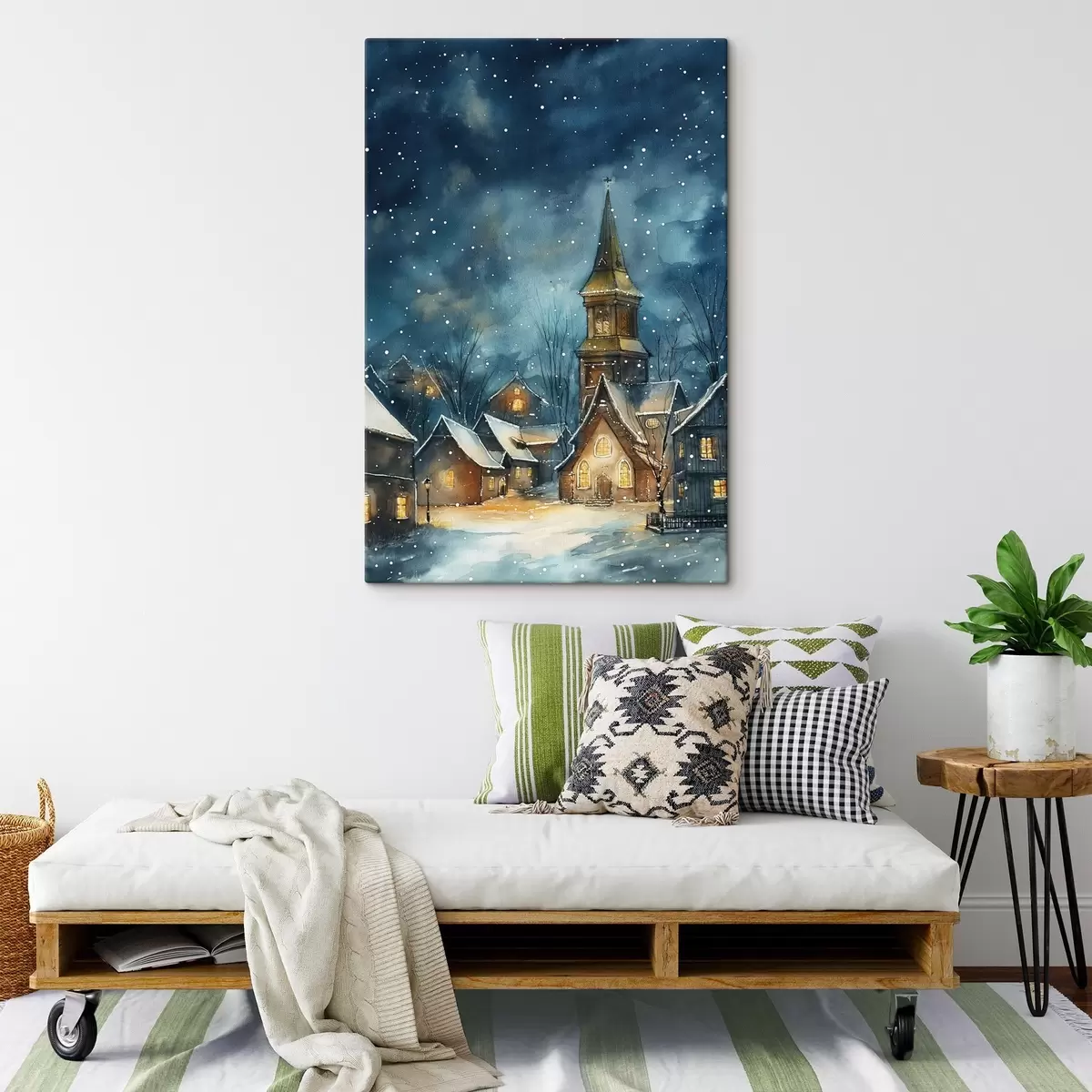 Fototapete Winterstraße s46599