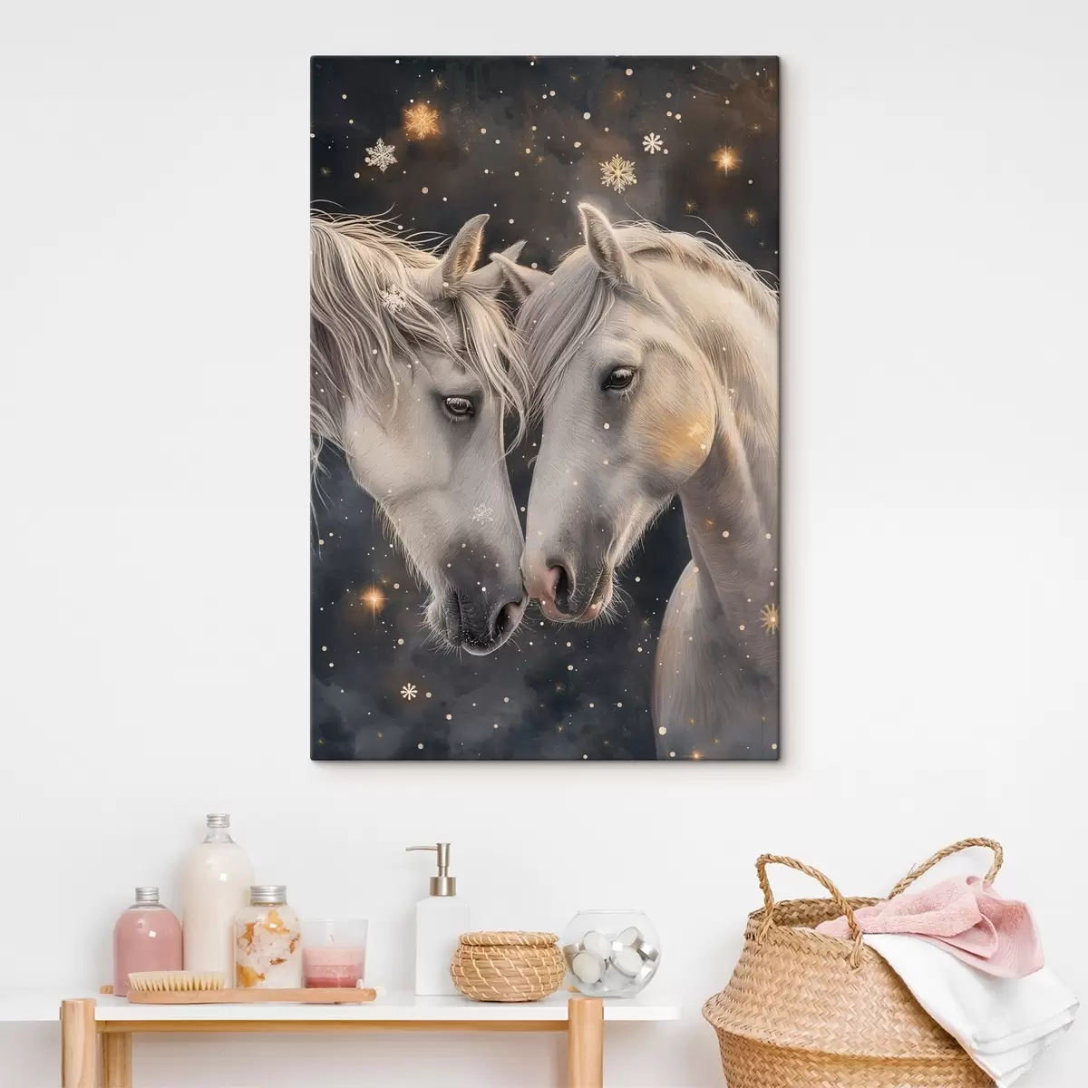 Fototapete Zwei Pferde s46618