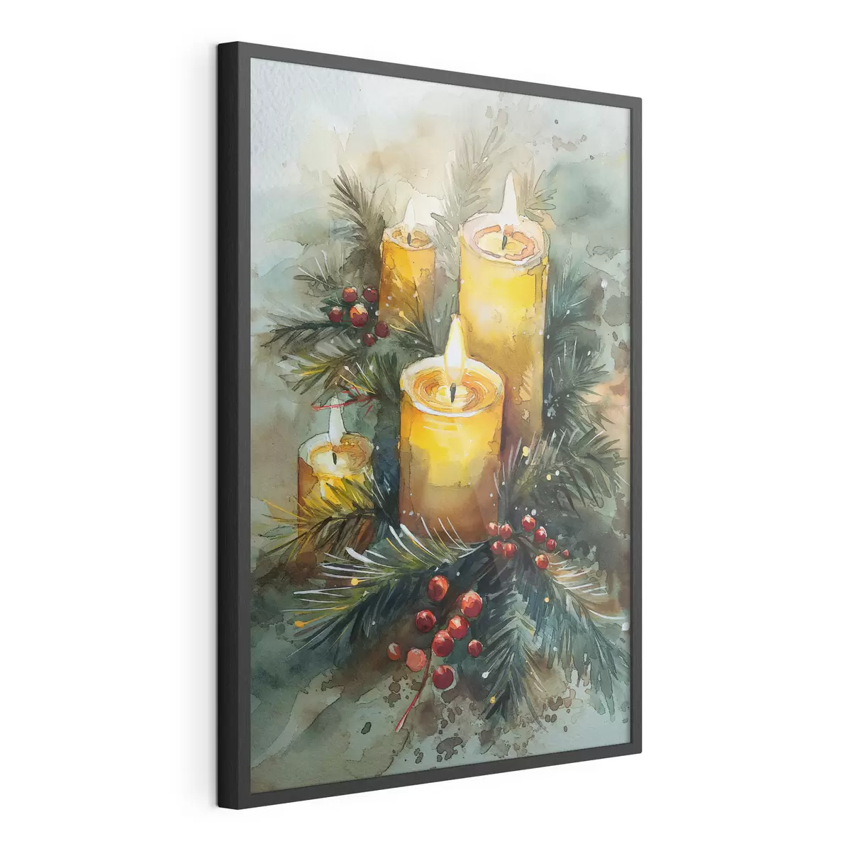 Poster Weihnachtskerzen f46585
