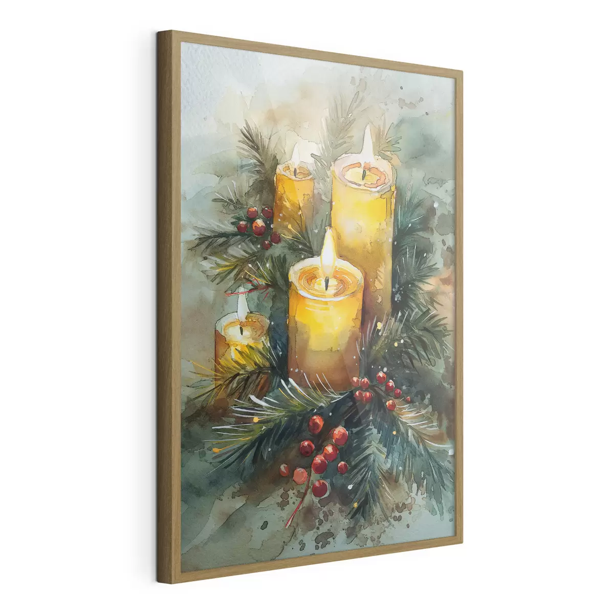 Poster Weihnachtskerzen f46585