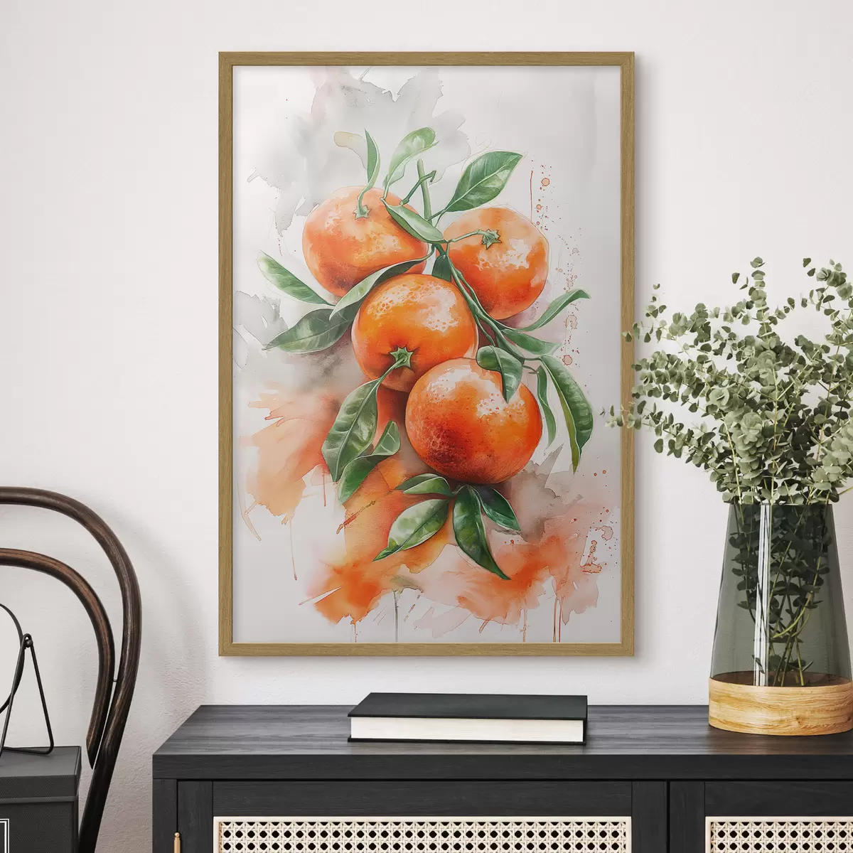 Poster Reife Mandarinen f46586