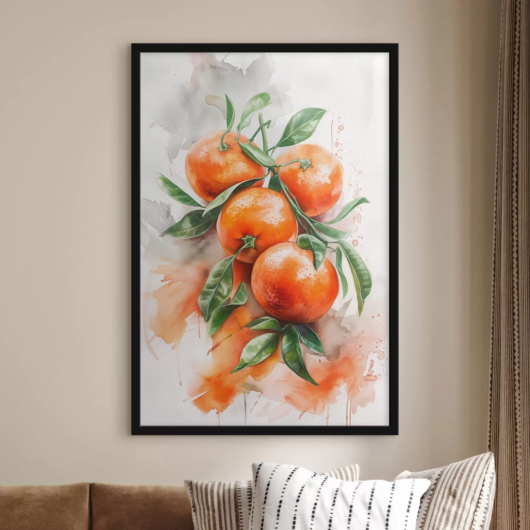 Fototapete Reife Mandarinen f46586