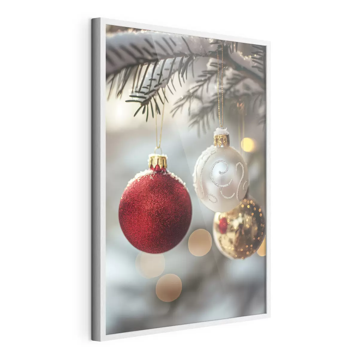 Poster Weihnachtskugeln f46588