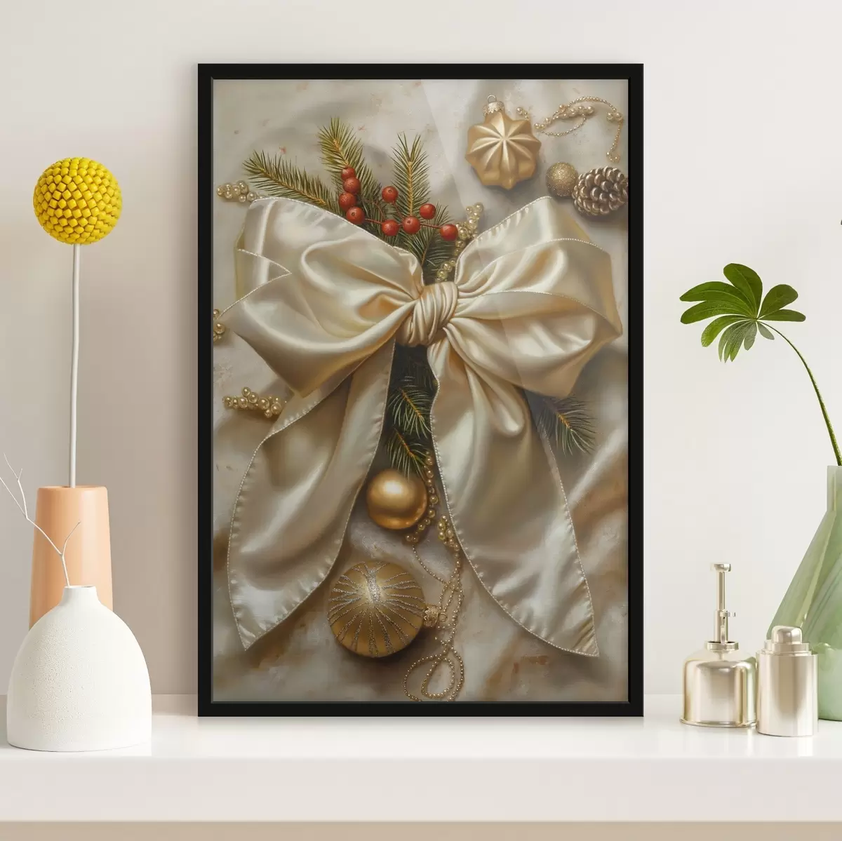 Poster Weihnachtsrosette f46592