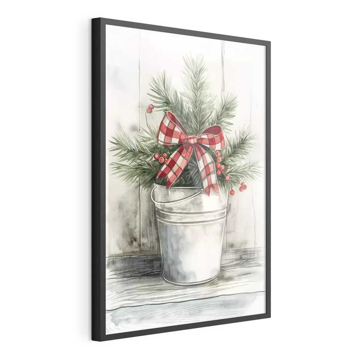 Poster Weihnachtsbaum im Topf f46608
